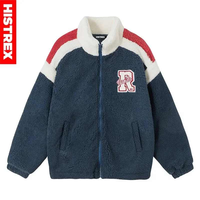 

Brand Winter Parkas Jackets Men,Thick Lambswool Jackets,New Stripe Warm Coat,Korea Fluffy Parka,Winter Padded Overcoat