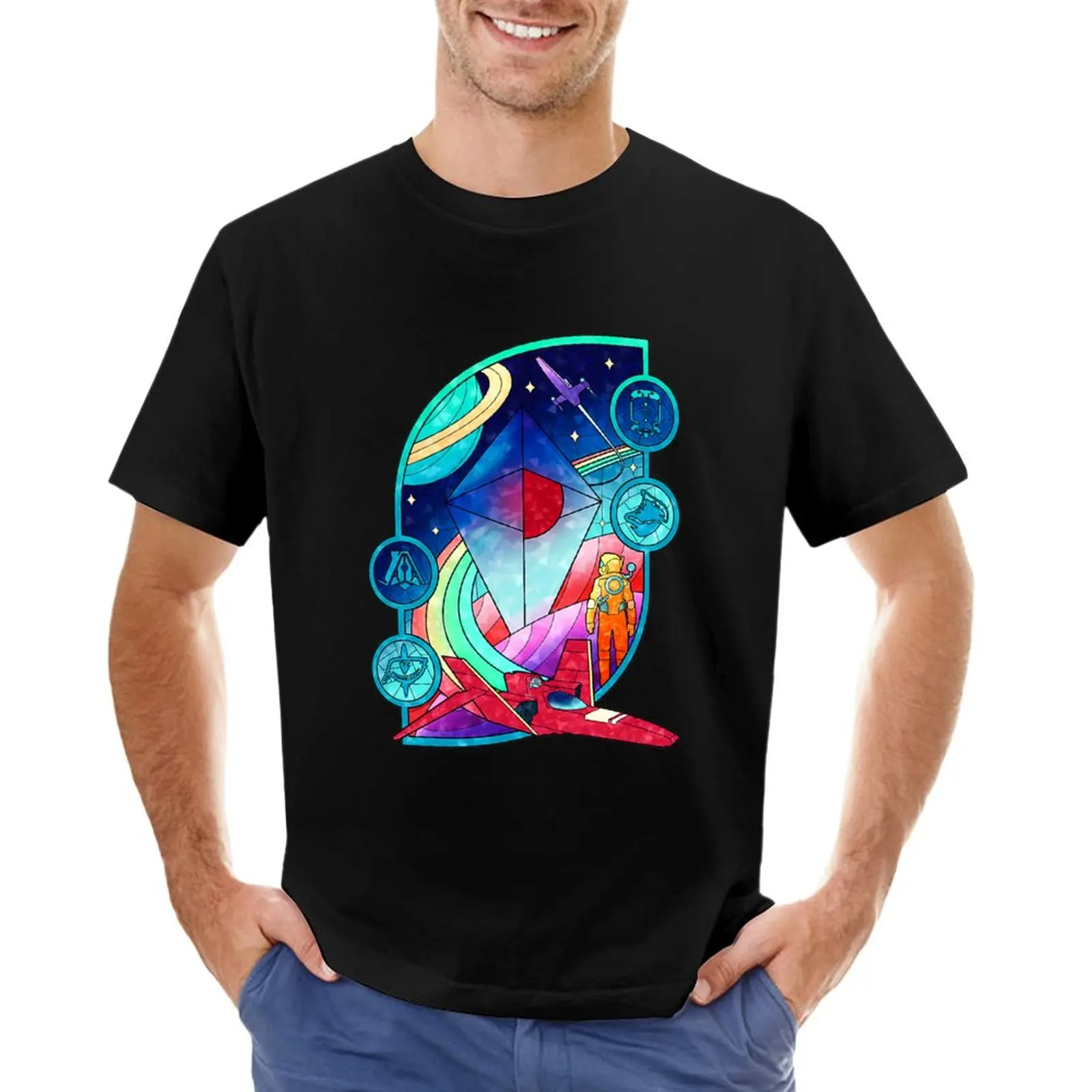 

NO MANS SKY T-Shirt T-shirt short Short sleeve tee boys white t shirts men t shirt