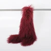 130CM European Fashion Ladies Mongolian Lamb Fur Genuine Tibetan Sheep Fur Scarf 6