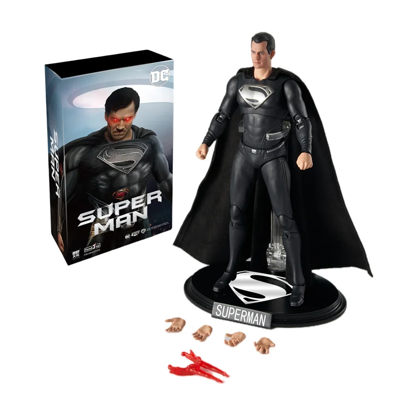 thumbnail image 1 of Figuras de la Liga de la Justicia de DC Originals, figuras de anime de Ben Batman, Superman, Batman, Aquaman, Mera, modelos coleccionables, juguetes de regalo, 1 of 4