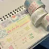 Scrapbooking Materials Washi Tape Dessert Food Deco Masking Tapes Calendar Stickers Diy Arts Crafts Album Journal Planner 1