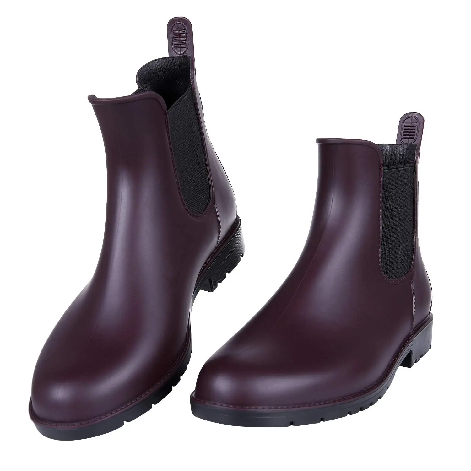 WARMDOMS Neue wasserdichte Gummi-Damenstiefel, rutschfest, langlebig, Chelsea-Stiefel, wasserdicht, Freizeit, Outdoor, Damen, kurze Regenstiefel – Detail 22