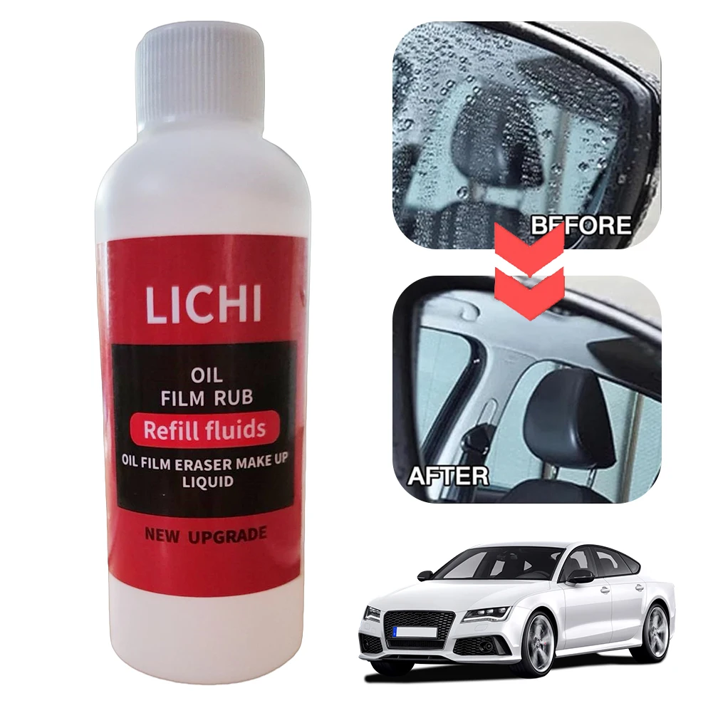 100ml Auto Glass Oil Refill Car Windshield Cleaner Liquid Car Glass Maintenance Agent Windshield Oil Film Removal