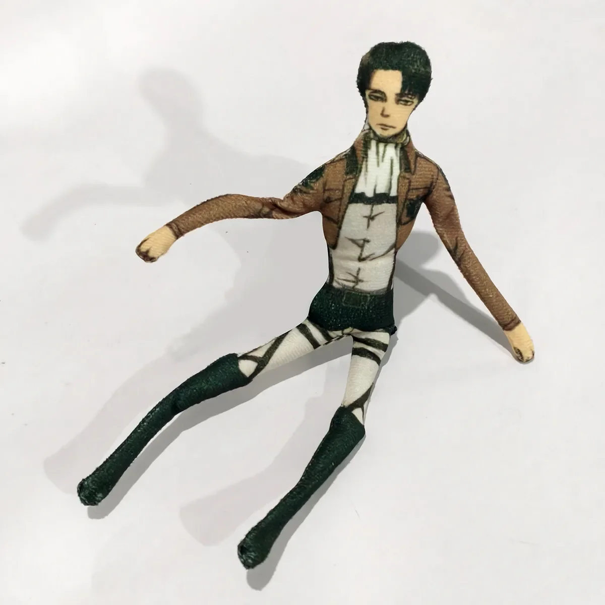 Plush Doll Anime Attack On Titan Eren Jaeger Cosplay Plush Doll Body Wire Skeleton Action Stuffed Dolls Accessories Ornament Gifts