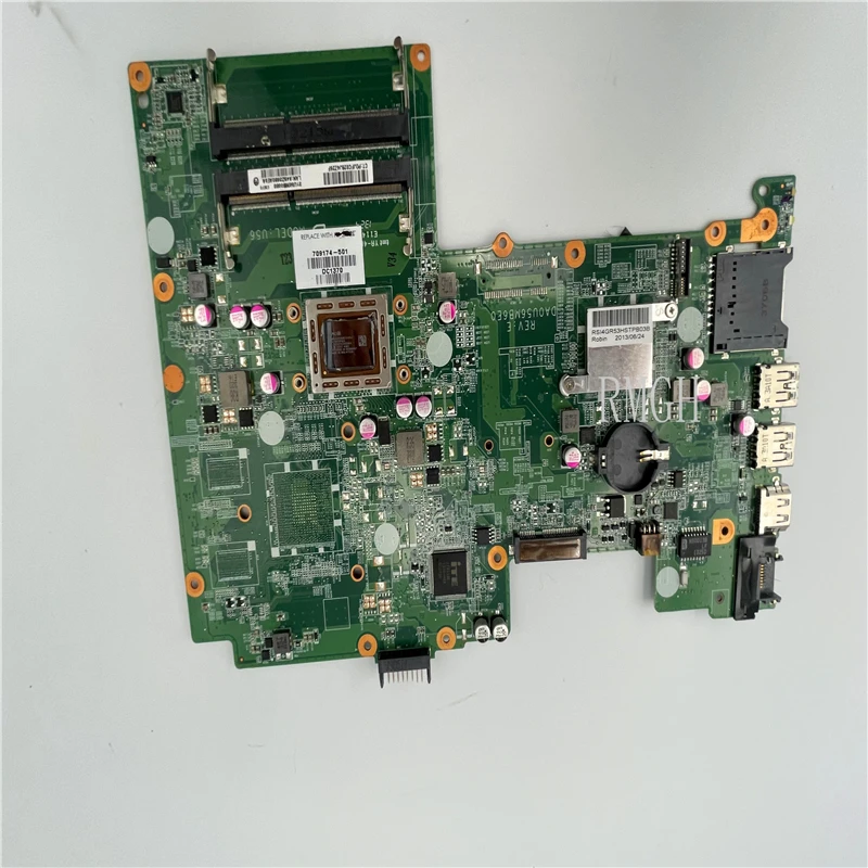 

Оригинальная материнская плата DA0U56MB6E0Genuine 709174-501 709174-001 для HP Pavilion 15-B, материнская плата A6-4455M, процессор DDR3 100%, тест ОК