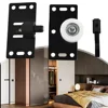 1 Sets Black Sliding Door Wheels Rollers Pulleys Runners For Cupboard Wardrobe Thick Wear Resistant Silent Smooth Home Part 1