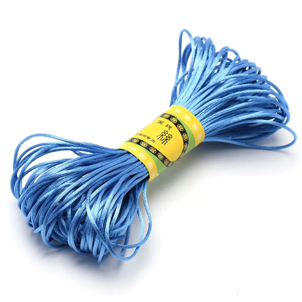 Luxurious 20M Nylon Satin Beaded Rope