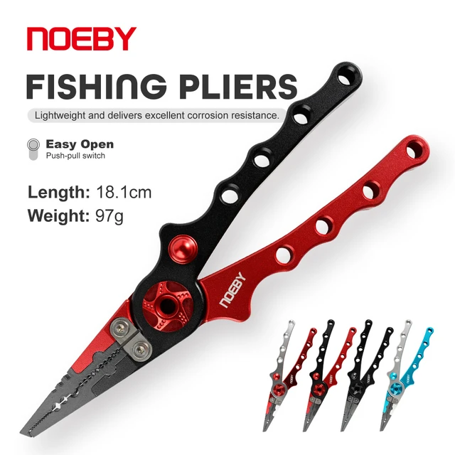 Noeby Stainless Steel Fishing Pliers Multifunctional Cutting Line Split  Ring Hooks Remove Tool for Sea Fishing Tackle Pliers - AliExpress