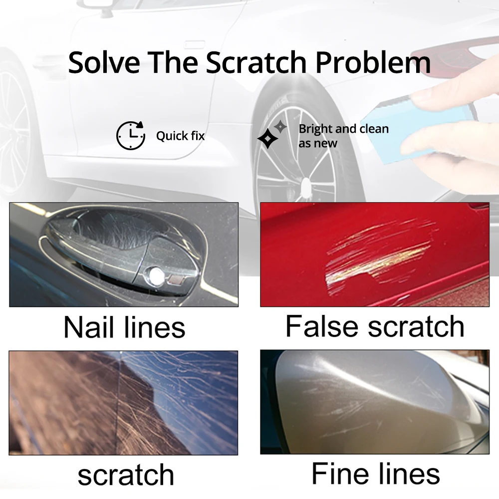 30ml Car Styling Wax Scratch Repair Kit Auto Body Compound Polishing Grinding Paste Paint Cleaner Polishes Care Set Fix Itt Wash car scratch remover