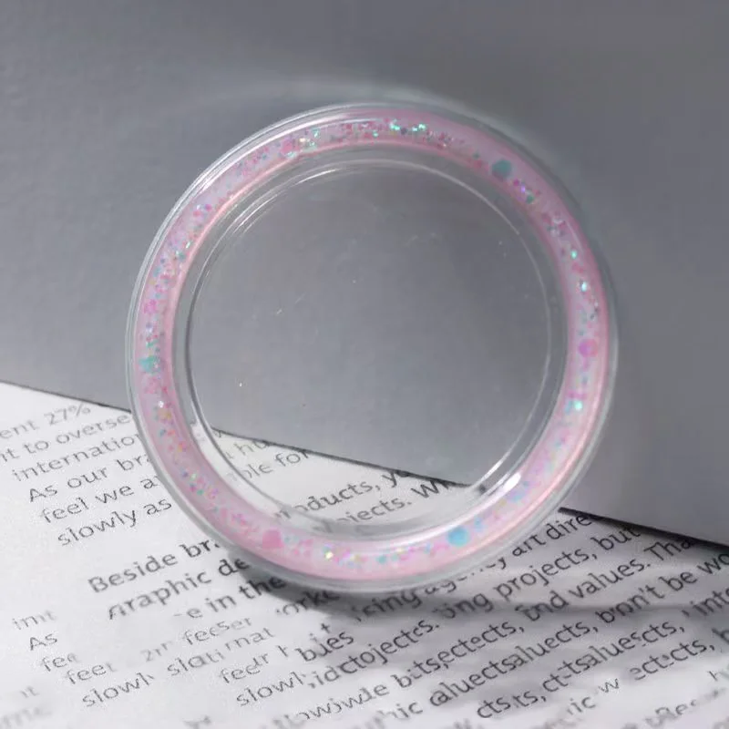 Magnetische telefoonhoes met airbagstandaard Afneembaar Sterke intrekbare ronde basis Magnetische epoxyhars