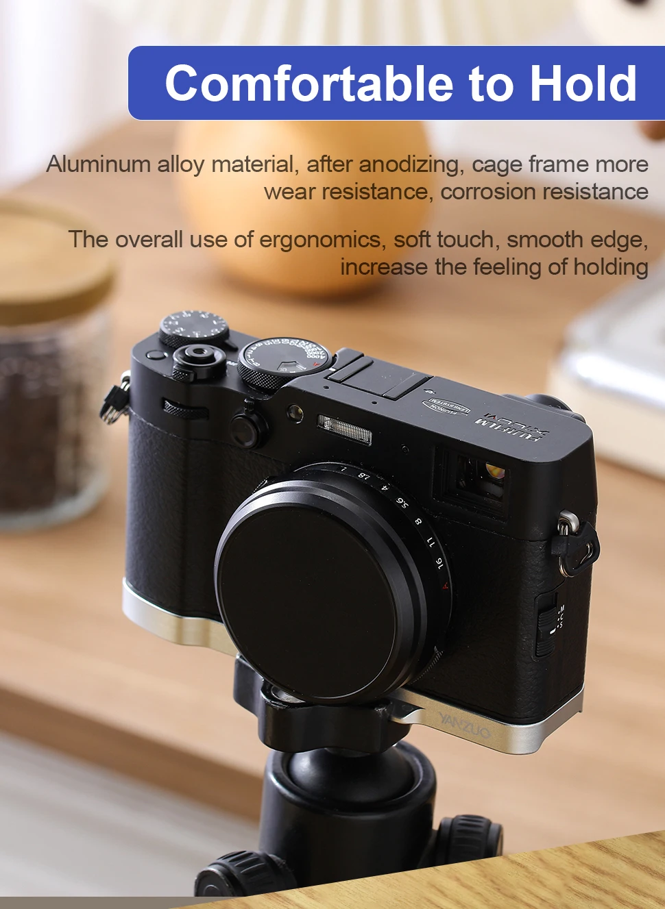 Camera Protection Parts Quick Release Plate Base For Fujifilm X100VI Camera Base