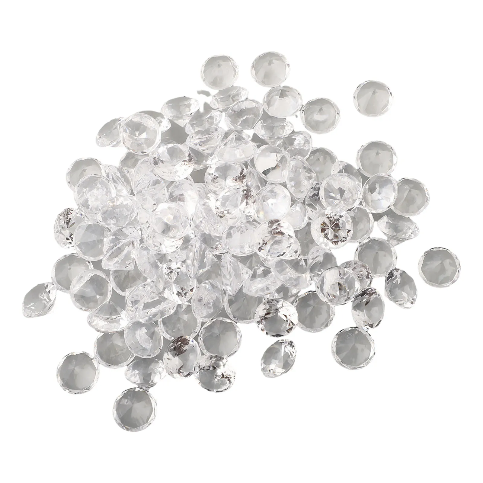Acrylic Crystal Gems Faux Diamond Filler Props Wedding Party Venue Decorations 20MM Acrylic Crystal Party Favors Home Dec 100pcs glass crystals,rhinestone crystals,rhinestone accessories,diamond accessories