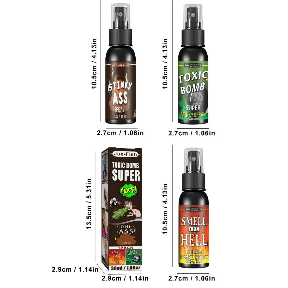 Stink Fart Spray Highly Concentrated Extra Strong Potent Fart Spray Prank Stuff Party Gags & Tricks Joke Toys Adults