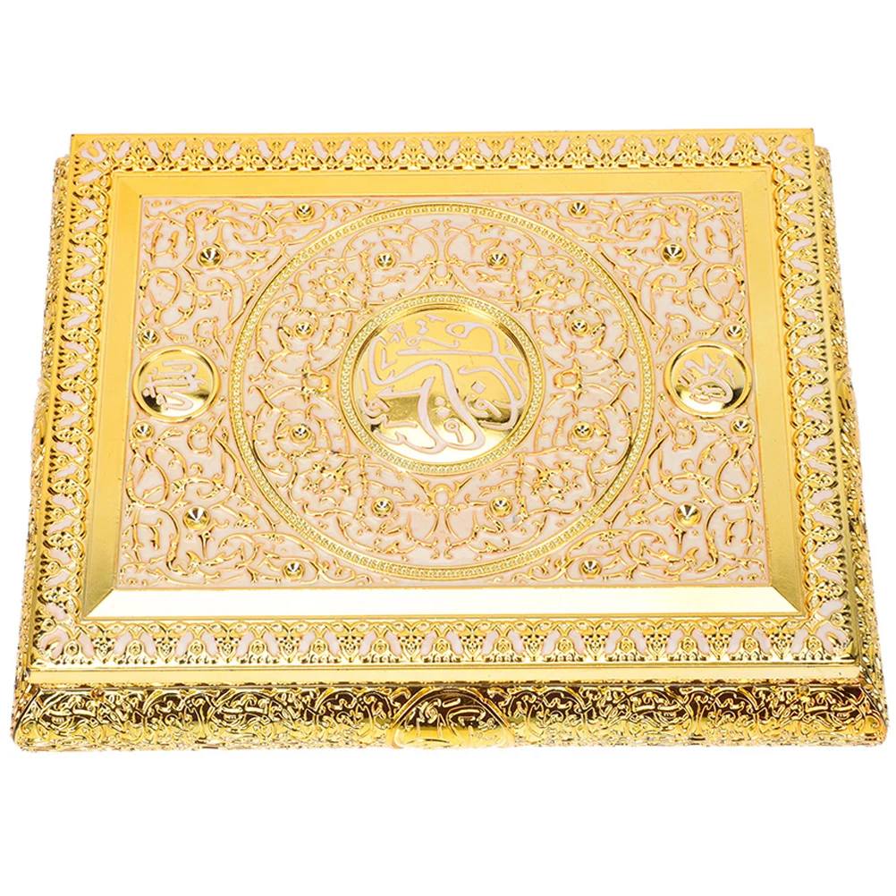 

Scripture Storage Box Books Bible Organizer Bile Supply Decorative Container Necklace Acrylic Quran Holder Trinket Case