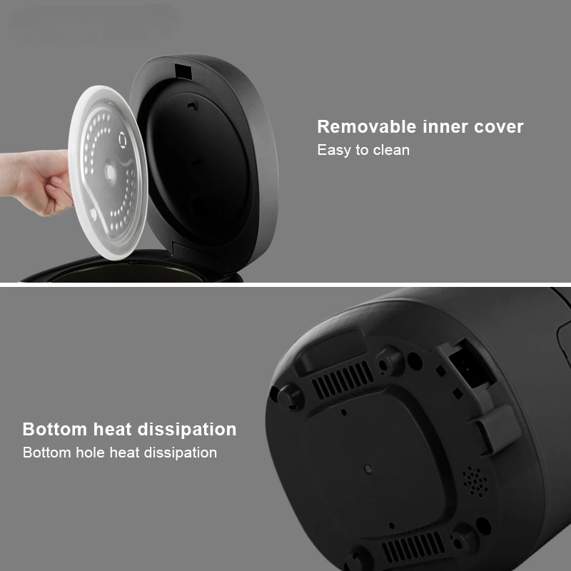 Electric Rice Cooker 3L For Household 3-5 Persons 110V/220V Smart with 24-Hour Reservation & Keep Warm