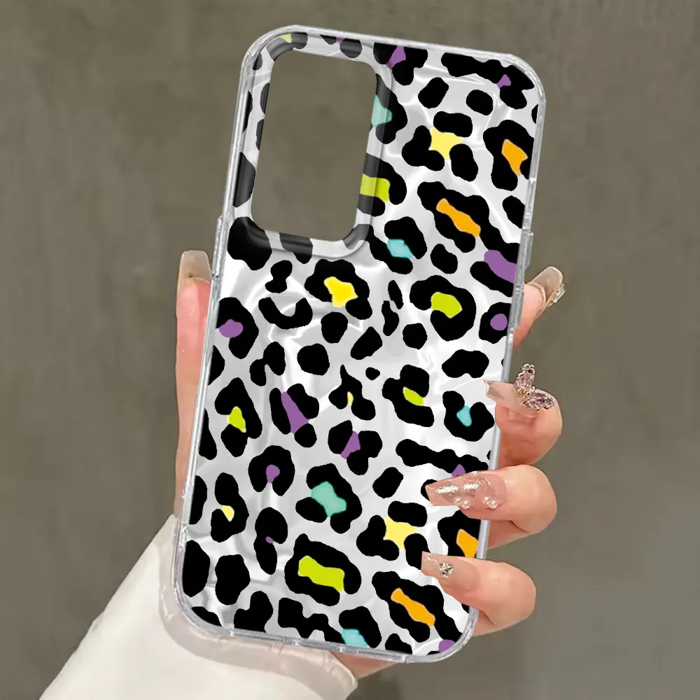 Korean Leopard Print Girls Phone Case Cover