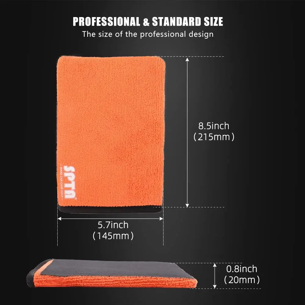 Car Cleaning Gloves Microfiber Car Mitt Microfiber Cleaning Gloves Microfiber Washing Gloves Microfiber Gloves SPTA Magic Clay Bar Mitt Microfiber Washing Gloves Car Cleaning Tools Towel Detailing Cloth Eraser