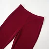 2025 Spring Women See Through Mesh Flare Pants Fashion Sexy High Waist Stretch Boot Cut Trousers Club Party Streetwear Bottoms 4