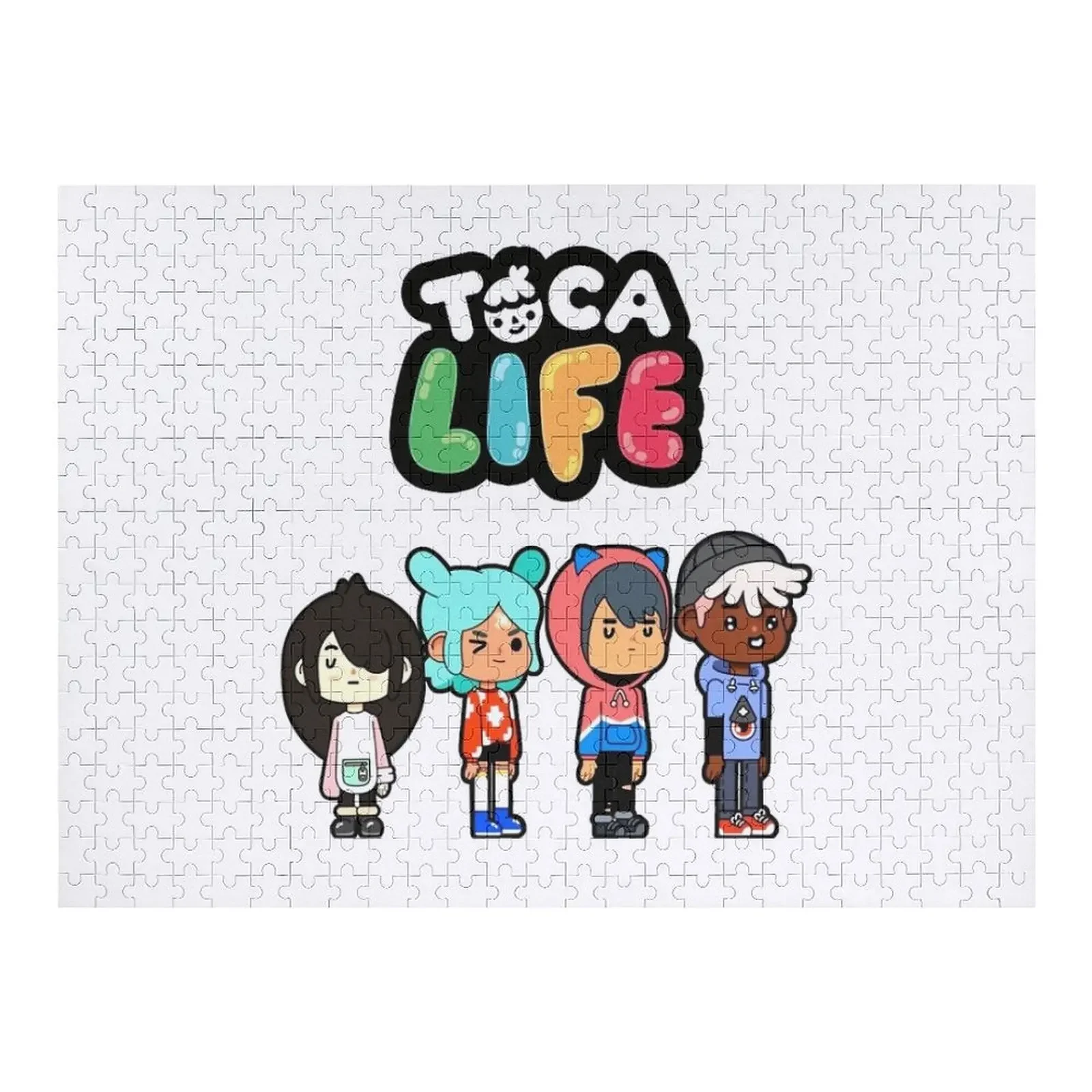 

toca boca, personnages de la vie toca mignons Jigsaw Puzzle Game Children Baby Wooden Children Puzzle