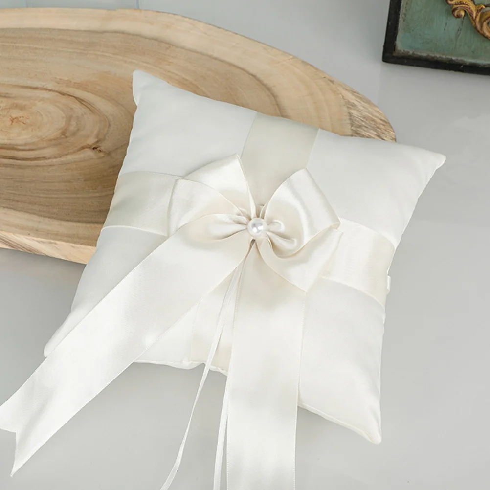 

Pearl Inlaid Flower Basket Flower Wedding Ring Pillow Wedding Supplies wedding flower girl basket ring pillow set