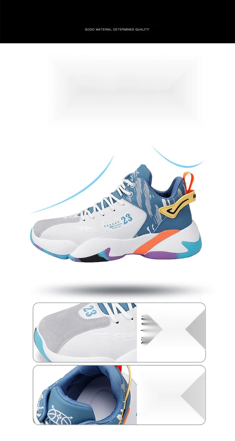 Sports shoes for men in autumn 2023, new mid high top men's casual running shoes with anti slip, wear resistance, and_voghion.com