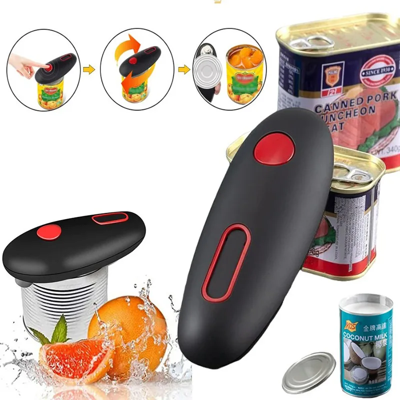 Can opener electric automatic jar bottle machine portable kitchen opening tool one touch