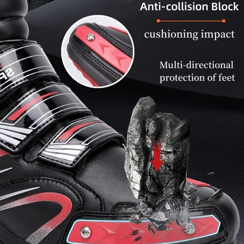 Speed Summer Breathable Moto Boots Non-slip Motorcycle Shoes