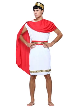 Costume da Carnevale antico greco, cosplay, tuta greca, abito romano, abbigliamento per feste di Halloween, costume per adulti uomini