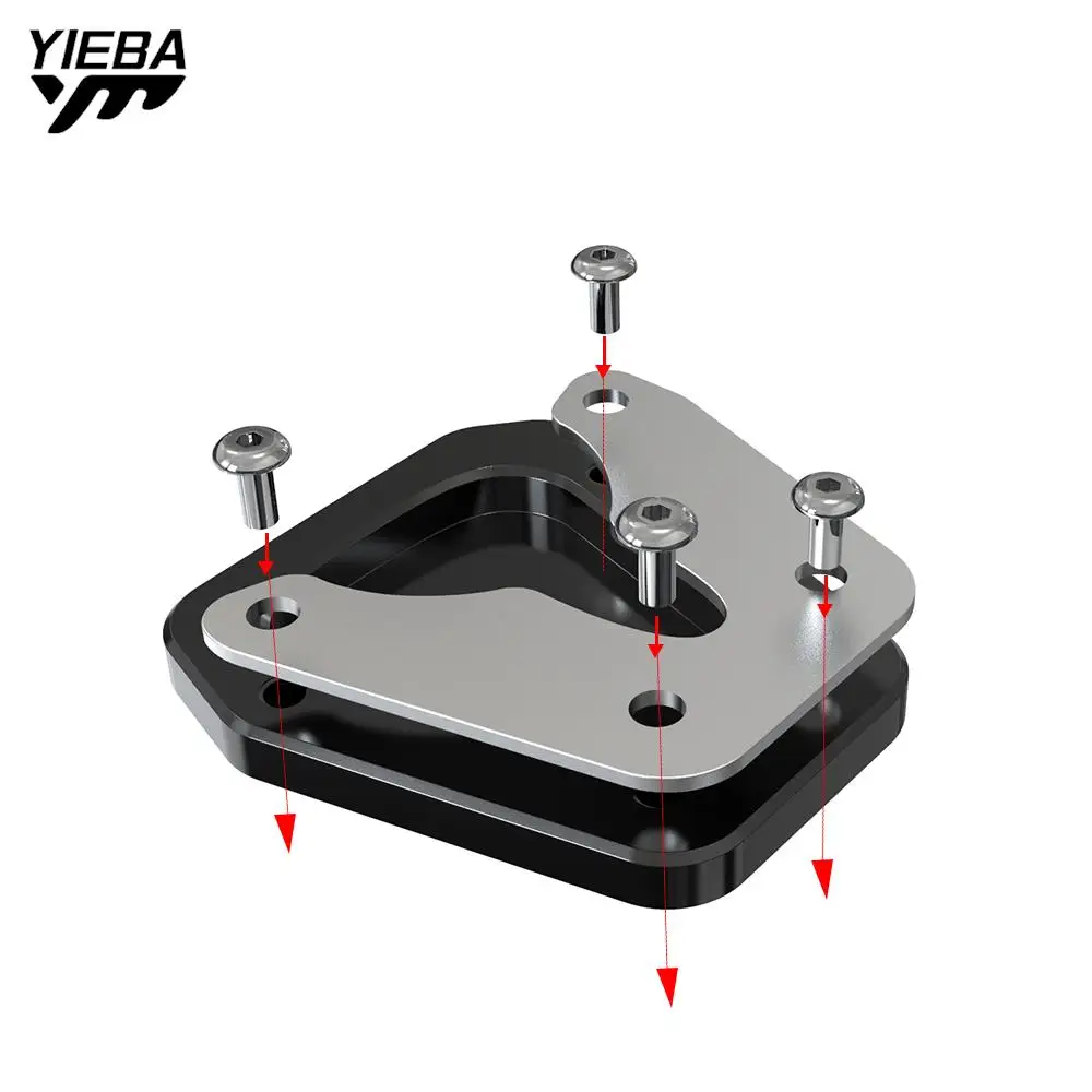 

Motorcycle Side Stand Enlarger Sled Sidestand Kickstand Foot Pads For KOVE 450 Rally 2022 2023 2024 450Rally