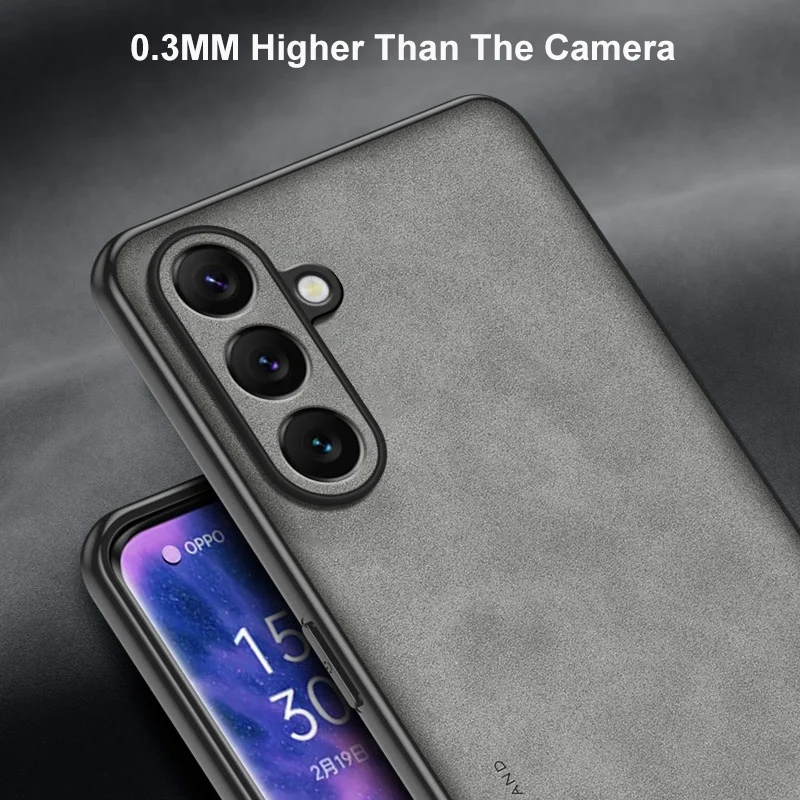 Luxury PU Leather Phone Case with Silicone Full Protection and Back Cover