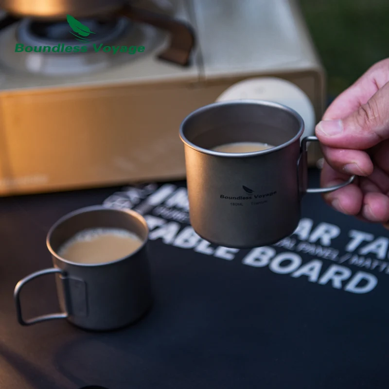 Widesea – tasse de Camping en aluminium, tasse à café en
