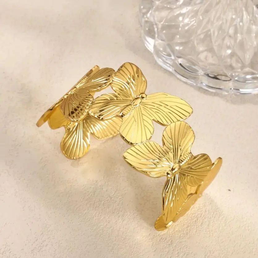 Stainless Steel Butterfly Bracelet For Women