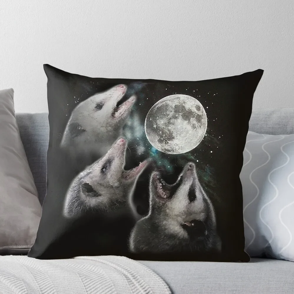 

3 Opossum Moon Throw Pillow Sofa Covers For Living Room Sofa Cover Cushions luxury throw pillow covers