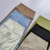 Women's High Waist Tight Cycling Shorts Naked Feeling Breathable Yoga Sports Shorts Summer Running High-end Fitness Shorts - Image 5