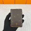 Classic Floral Short Wallet Card Holder High Quality Genuine Leather Men's Women's Universal Double Layer Leather Bifold