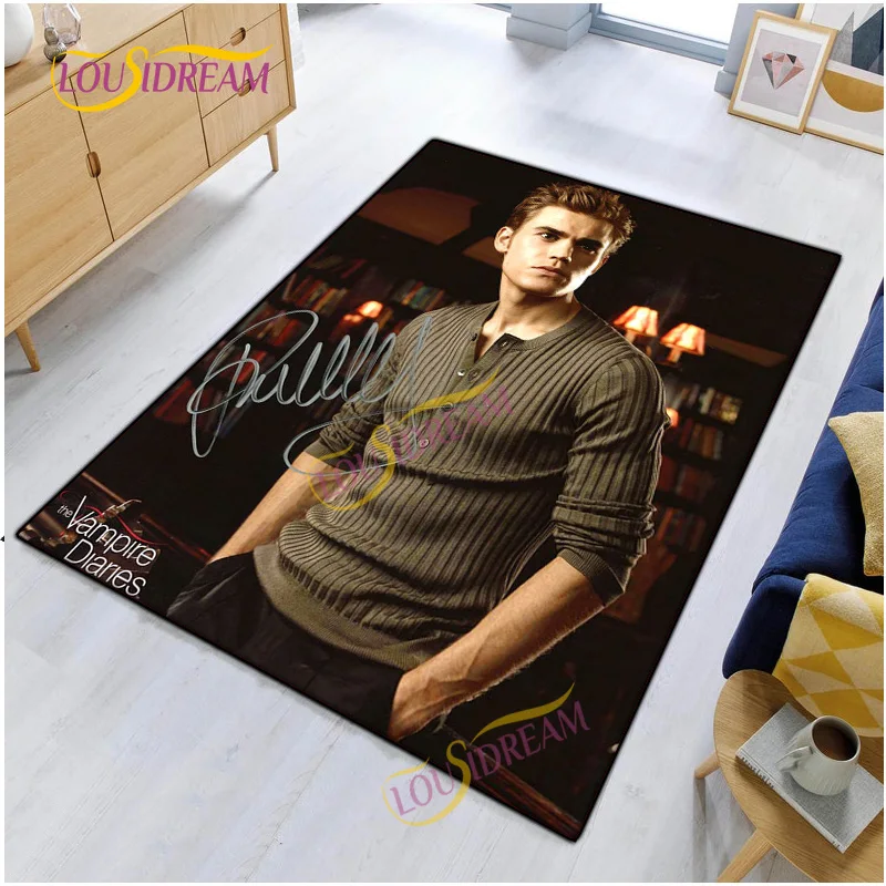 

Ковер Actor element Paul Wesley, 3D дизайн, для гостиной, спальни, дивана, дома, кухни, декоративный нескользящий ковер