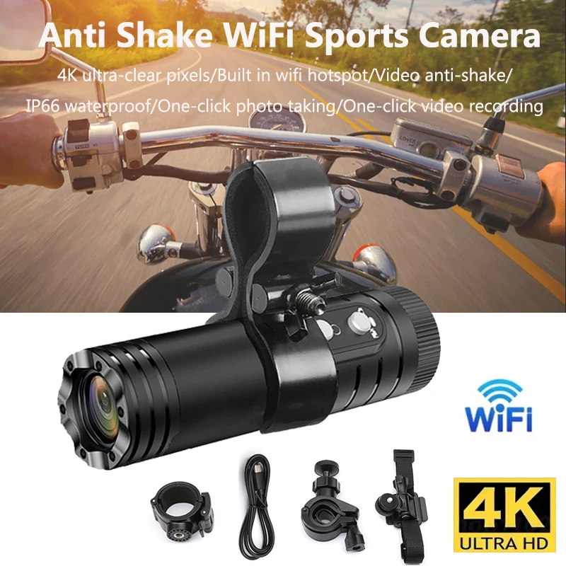 Hoge heldere actiecamera Draagbare camera met grote capaciteit en WiFi-module Compacte camcorder kopen vanaf een prijs van 21