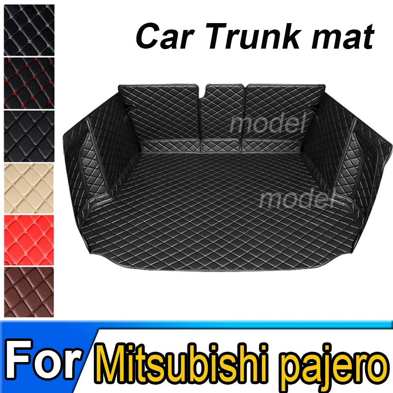 

Коврик для багажника автомобиля для Mitsubishi pajero sport, 7-местный 2011-14 2015 2016 2017, коврик с подкладкой для груза, аксессуары для интерьера