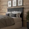 Home Styles Bedford Black Queen Headboard With Raised Panels Double Bed Headboard Wall Panel Picture Frame Moldings Headboards 3