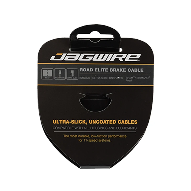 Jagwire Nano Slick Gold 스테인리스 스틸 시프트 내부 케이블, 저마찰 및 내마모성, MTB 및 로드 바이크용 범용