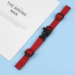 Adjustable Outdoor Tactical Backpack Harness Strap (Wine red)