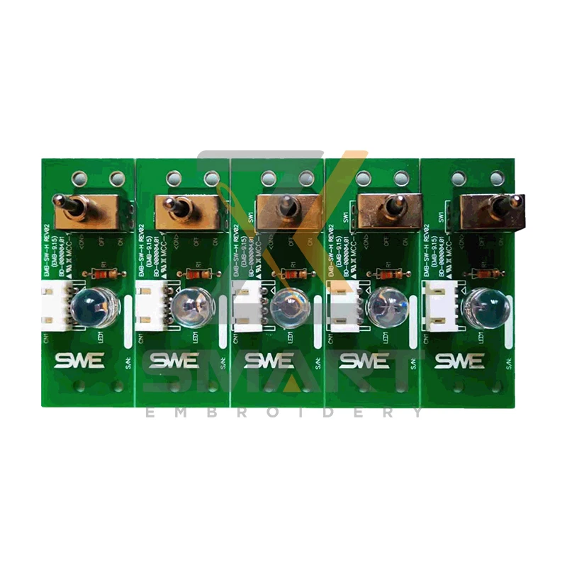 

BD-000004 EMB-SWF-H SWF Head On Off Switch Board Card REV01(EMB-9,15) Sunstar embroidery machine spare parts