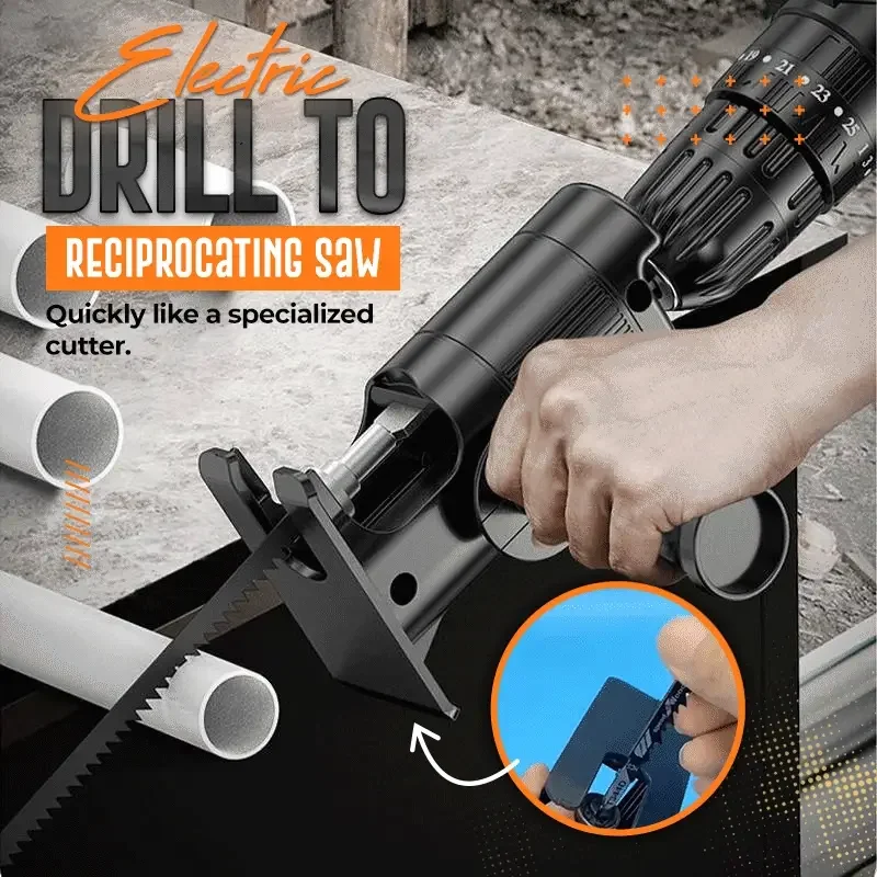 

Electric Drill Modified To Electric Saws Reciprocating Saw Adapter Electric Saws for Wood Metal Cutting Tool with Saw Blade