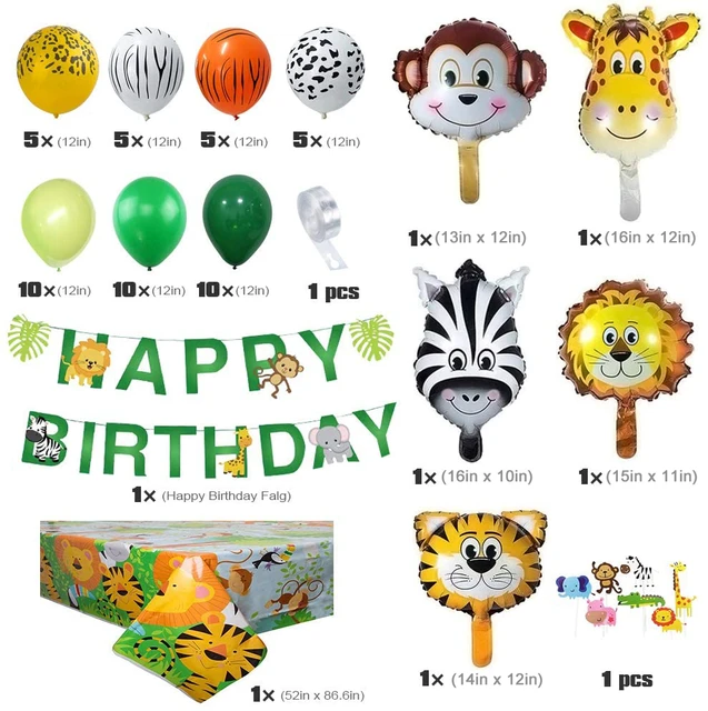 MMTX-Ballon de décoration pour premier anniversaire de garçon, fournitures  de fête préChristophe, révélation du genre, 1 an - AliExpress