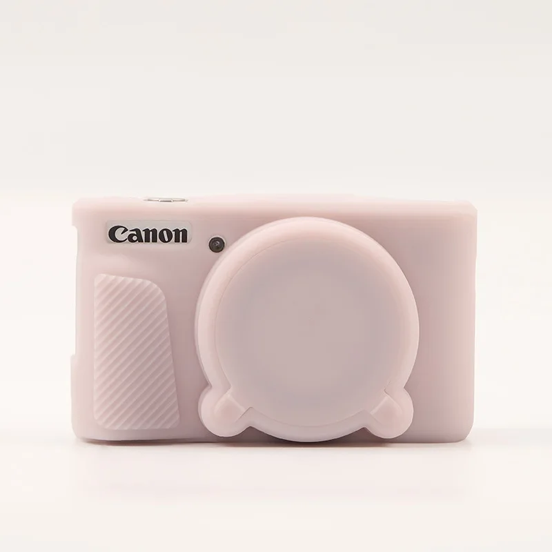 Soft Silicone Protective Camera Case with Removable Lens Cover