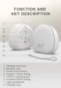 RGB Sleep White Noise Machine with Soothing Sound Touchable Rechargeable LED Night Light Relaxing Audio & Sleep Lamp for Baby 6