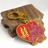 Feng Shui 9 Tailed Fox Love Keychain Love and Blessings Amulet Key Chain 4