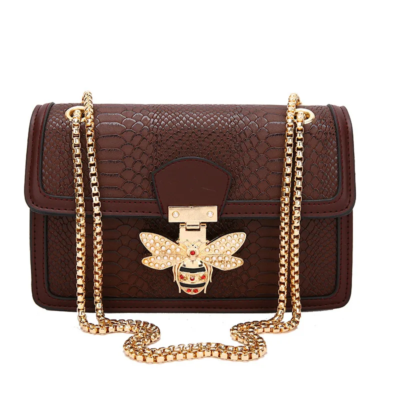 gucci bag with bee clasp