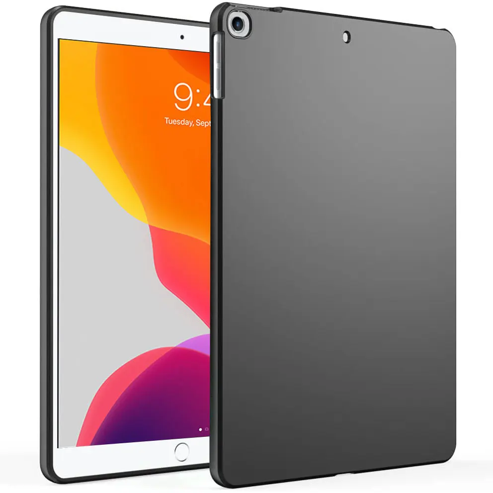 Sleek Black Shockproof Silicone Protective Tablet Case