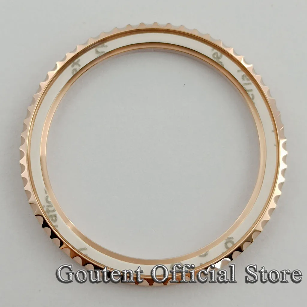 Goutent 40.8 مم * 32.9 مم إطار ساعة فضي/أسود/ذهبي...